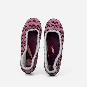 Vintage Keds Pink Fleece-Lined Flats